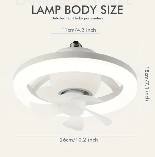 Lampara ventilador - lunabrezze